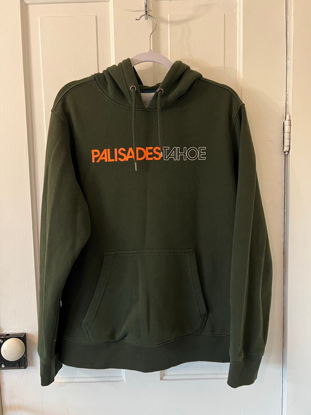 Palisades Tahoe California ski snowboard resort Squaw hoodie unisex adult large